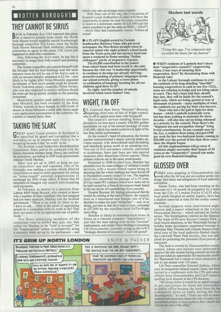 Private Eye 5th April